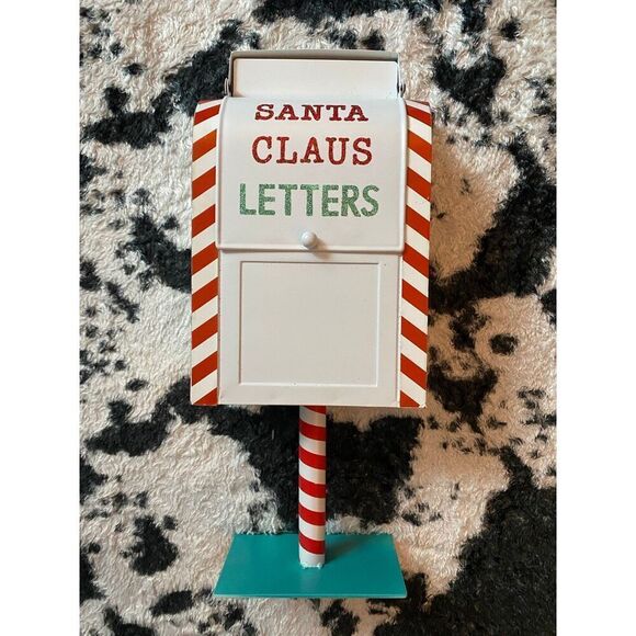 Ashland Tin Santa Claus Letters Mail Box - Picture 9 of 9
